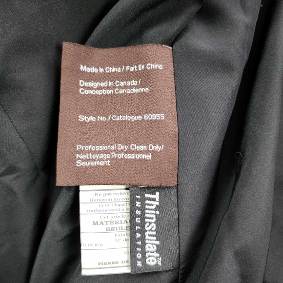 Danier patent leather trim fox fur collar fall jacket - Picture 8 of 12